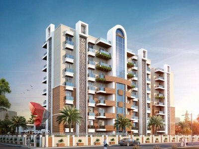Hubli-high-rise-apartment-3d-flour-plans-day-view-apartment-Elevation-exterior-render